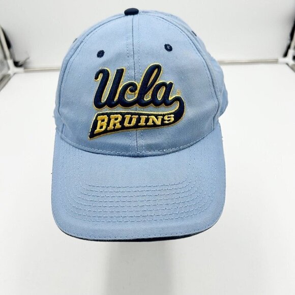 UCLA Bruins Embroidered Adjustable Hat Baseball Cap Blue & Gold - Picture 1 of 5